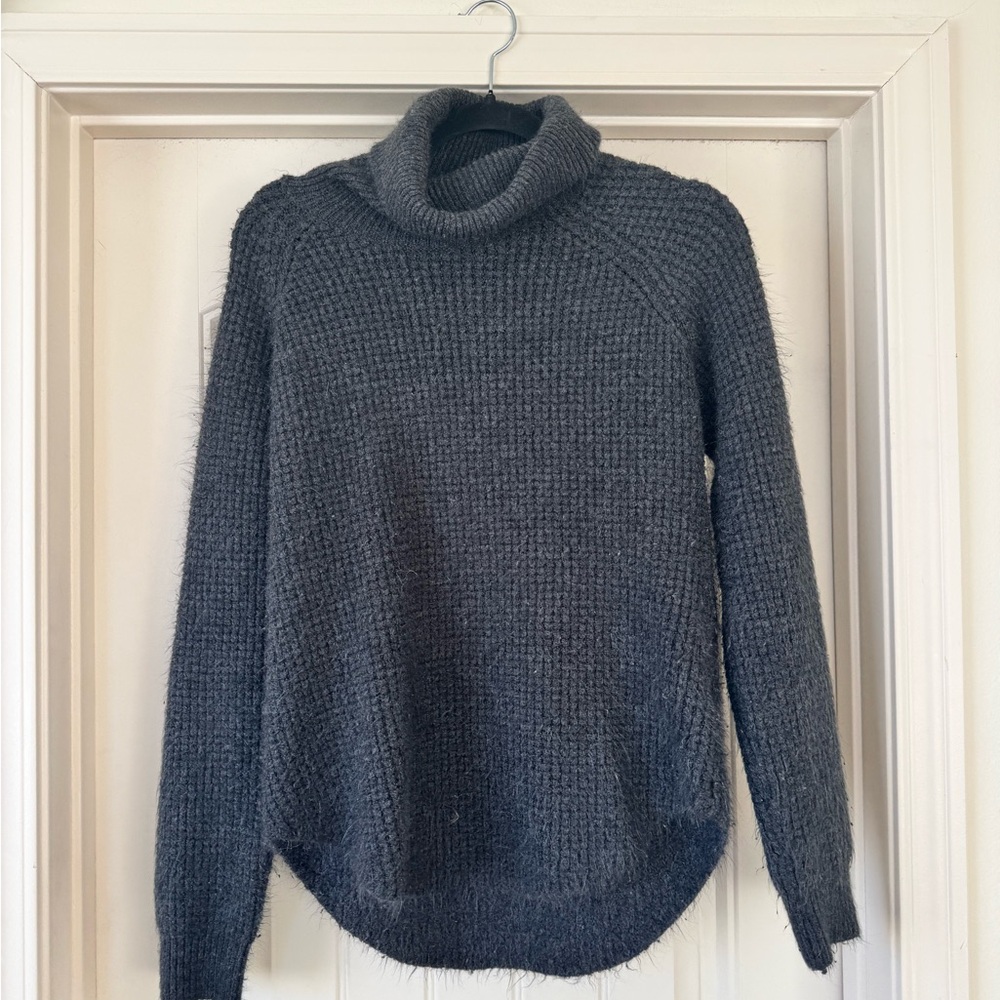 Cozy Gray Kuhl Sienna Turtleneck Sweater